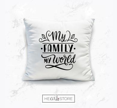 Плюшена възглавница - My Family World