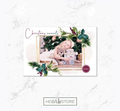Коледни магнити за хладилник Christmas moments със снимка